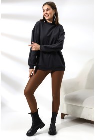 19556 KADIN 2 İP YARIM BALIKÇI TUNİK SWETSHIRT 19556 KADIN 2 İP YARIM BALIKÇI TUNİK SWETSHIRT
