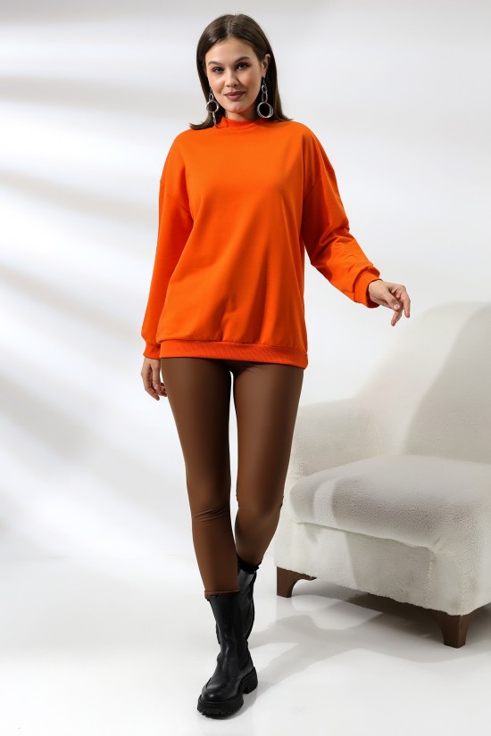 19556 BAYAN POLYVSK 2 İP YARIM BALIKÇI TUNİK SWETSHIRT 19556 BAYAN POLYVSK 2 İP YARIM BALIKÇI TUNİK SWETSHIRT