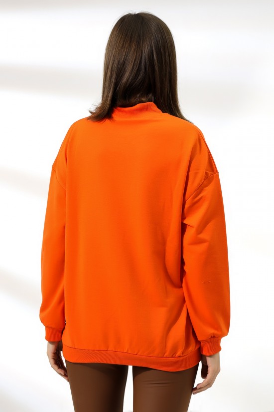 19556 BAYAN POLYVSK 2 İP YARIM BALIKÇI TUNİK SWETSHIRT 19556 BAYAN POLYVSK 2 İP YARIM BALIKÇI TUNİK SWETSHIRT