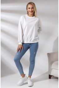 20814 KADIN OVERSİZE 2İP SALAŞ GENİŞ SWETSHIRT 20814 KADIN OVERSİZE 2İP SALAŞ GENİŞ SWETSHIRT