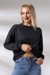 20814 BAYAN OVERSİZE 2İP SALAŞ GENİŞ SWETSHIRT