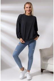 20814 KADIN OVERSİZE 2İP SALAŞ GENİŞ SWETSHIRT 20814 KADIN OVERSİZE 2İP SALAŞ GENİŞ SWETSHIRT