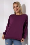 20814 BAYAN OVERSİZE 2İP SALAŞ GENİŞ SWETSHIRT 20814 BAYAN OVERSİZE 2İP SALAŞ GENİŞ SWETSHIRT
