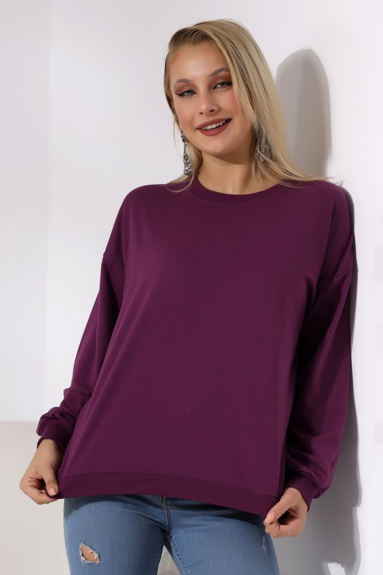 20814 BAYAN OVERSİZE 2İP SALAŞ GENİŞ SWETSHIRT 20814 BAYAN OVERSİZE 2İP SALAŞ GENİŞ SWETSHIRT