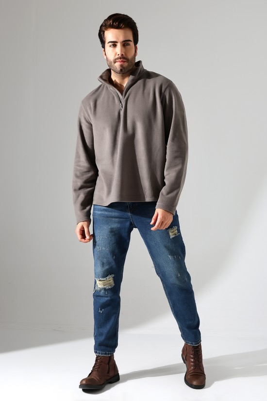 21855 ERKEK POLAR KUMAŞ KAMYONCU HAKİM YAKA SWETSHIRT 21855 ERKEK POLAR KUMAŞ KAMYONCU HAKİM YAKA SWETSHIRT