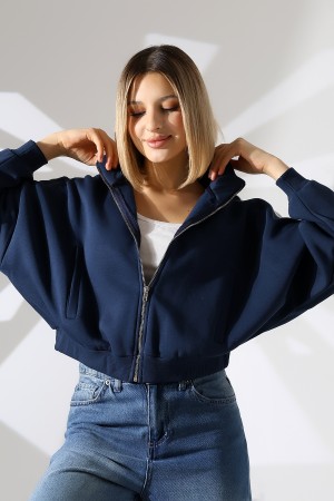 21954 KADIN 3 İP PENYE COMP. ŞARD.KOLLARI MİKROŞERİTLİ BOYDAN METAL FERMUARLI HAKİM YAKA FLOTA CEPLİ GENİŞ SALAŞ SWEATSHIRT 21954 KADIN 3 İP PENYE COMP. ŞARD.KOLLARI MİKROŞERİTLİ BOYDAN METAL FERMUARLI HAKİM YAKA FLOTA CEPLİ GENİŞ SALAŞ SWEATSHIRT