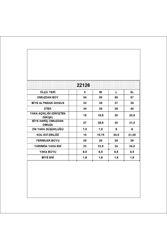 22126 KADIN GÖMLEK YAKA KISA KOL METAL FERMUARLI FULL LYC 2X2 KALIN FAYN KAŞGORSE TSHIRT 