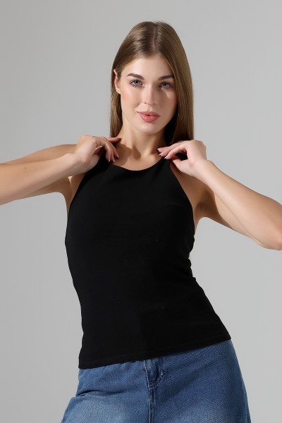 22064  KADIN LYC RİB KOMPAKT ARKADAN TEKBİYEASKI ÖNDEN AYRIK BİYE ASKILI ATLET 