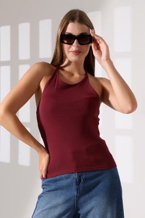 22064  KADIN LYC RİB KOMPAKT ARKADAN TEKBİYEASKI ÖNDEN AYRIK BİYE ASKILI ATLET 