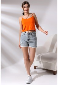 19282 KADIN LASTİK İP ASKILIKISA TULUM ATLET 