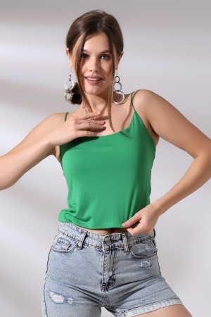 19282 KADIN LASTİK İP ASKILIKISA TULUM ATLET 