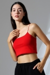 20544  BAYAN LYC COMP. LASTİK İP ASKILI BÜSTİYER  KISA CROP TULUM ATLET 