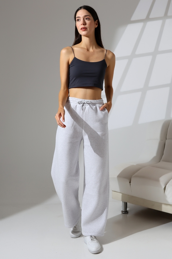 20544  BAYAN LYC COMP. LASTİK İP ASKILI BÜSTİYER  KISA CROP TULUM ATLET 