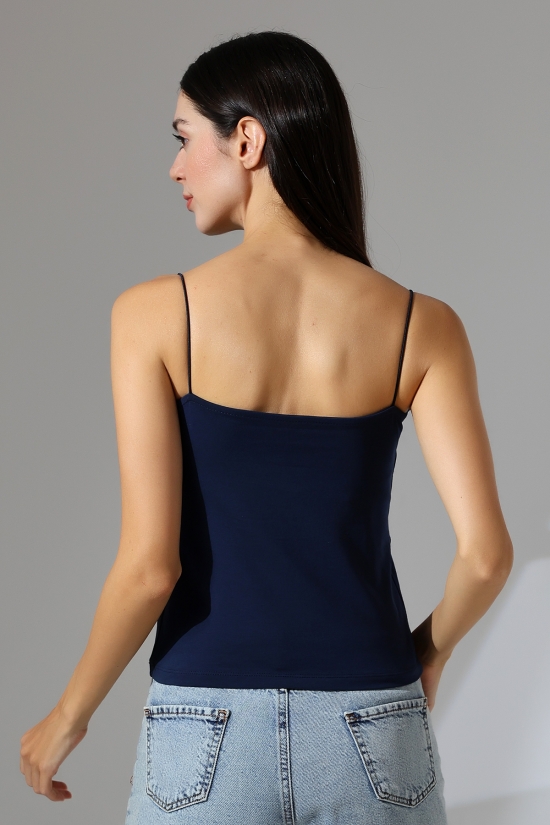 21563  BAYAN LYC COMP. LASTİK İP ASKILI KISA CROP TULUM ATLET 