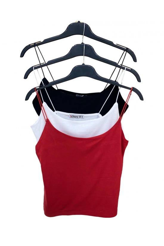 39282 - 3LÜ PAKET BAYAN LASTİK İP ASKILIKISA TULUM ATLET 39282 - 3LÜ PAKET BAYAN LASTİK İP ASKILIKISA TULUM ATLET