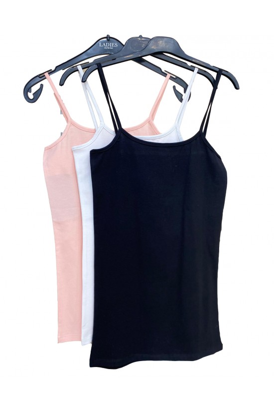 39056 - 3LÜ PAKET BAYAN İP ASKILI ATLET 