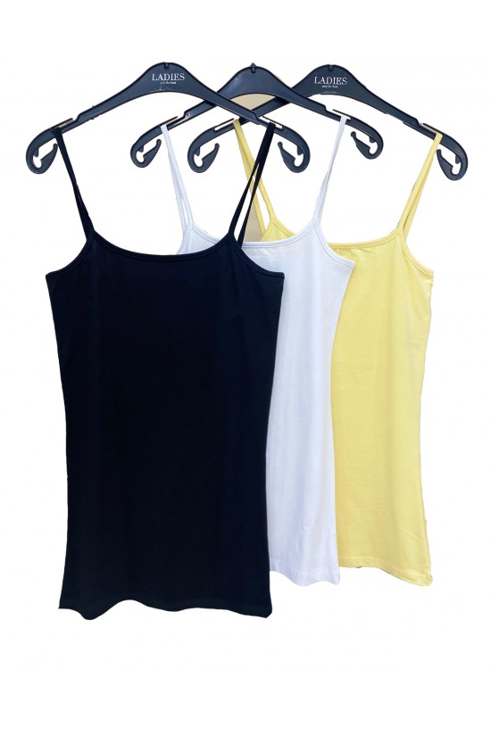 39056 - 3LÜ PAKET BAYAN İP ASKILI ATLET 39056 - 3LÜ PAKET BAYAN İP ASKILI ATLET