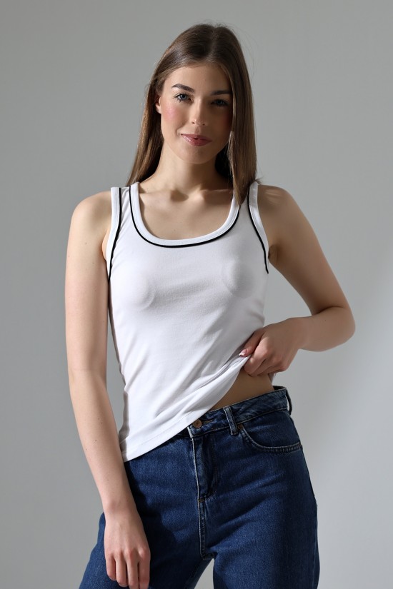 21870 KADIN BİYE ARASI GARNİ ARABİYELİ FULL LYC KOMPAKT PENYE RİB.SIRTI KAPALI İNCE ATLET 21870 KADIN BİYE ARASI GARNİ ARABİYELİ FULL LYC KOMPAKT PENYE RİB.SIRTI KAPALI İNCE ATLET