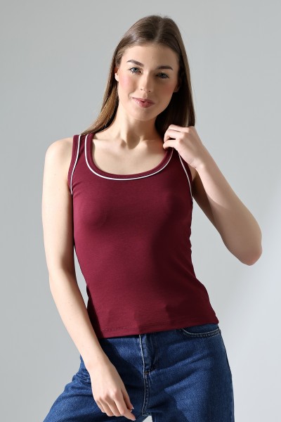 21870 KADIN BİYE ARASI GARNİ ARABİYELİ  FULL LYC KOMPAKT PENYE RİB.SIRTI KAPALI İNCE ATLET 