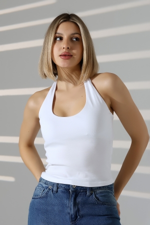 22054  KADIN FULL LYC RİB TULUM BOYUNDAN GEÇMELİ ATLET 