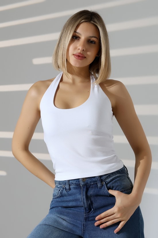 22054  KADIN FULL LYC RİB TULUM BOYUNDAN GEÇMELİ AATLET 