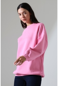 21910 KADIN 3 İP ŞARDONLU PENYE COMP YARIM BALIKCI SALAŞ OVERSİZE TUNİK SWEATSHIRT 21910 KADIN 3 İP ŞARDONLU PENYE COMP YARIM BALIKCI SALAŞ OVERSİZE TUNİK SWEATSHIRT
