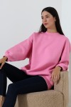 21910 KADIN 3 İP ŞARDONLU PENYE COMP YARIM BALIKCI SALAŞ OVERSİZE TUNİK SWETSHIRT 21910 KADIN 3 İP ŞARDONLU PENYE COMP YARIM BALIKCI SALAŞ OVERSİZE TUNİK SWETSHIRT
