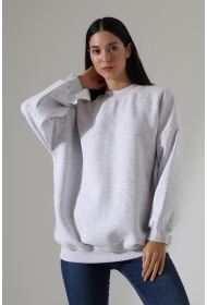 21910 KADIN 3 İP ŞARDONLU PENYE COMP YARIM BALIKCI SALAŞ OVERSİZE TUNİK SWEATSHIRT 21910 KADIN 3 İP ŞARDONLU PENYE COMP YARIM BALIKCI SALAŞ OVERSİZE TUNİK SWEATSHIRT