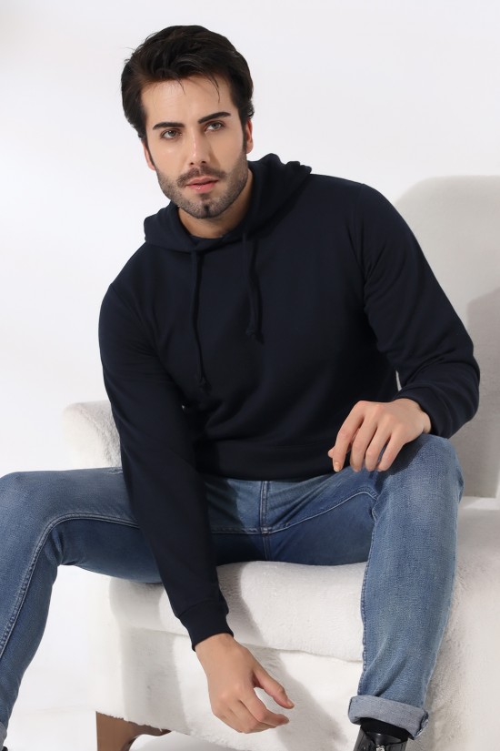 19125 ERKEK 2 İP ŞARDONLU KAPŞONLU KANGURU CEPLİ SEWTSHİRT 19125 ERKEK 2 İP ŞARDONLU KAPŞONLU KANGURU CEPLİ SEWTSHİRT