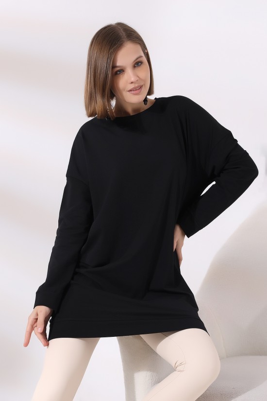 19186 BAYAN LYC COMPACK BİSİKLET YAKA UZUN KOL SALAŞ YAKA-KOL-ETEĞİ MANŞETLİ TUNİK 19186 BAYAN LYC COMPACK BİSİKLET YAKA UZUN KOL SALAŞ YAKA-KOL-ETEĞİ MANŞETLİ TUNİK