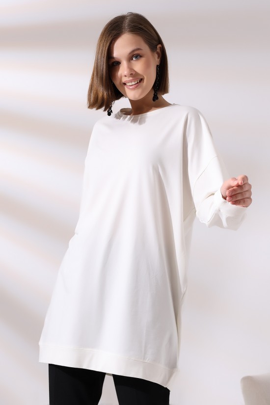 19186 BAYAN LYC COMPACK BİSİKLET YAKA UZUN KOL SALAŞ YAKA-KOL-ETEĞİ MANŞETLİ TUNİK 19186 BAYAN LYC COMPACK BİSİKLET YAKA UZUN KOL SALAŞ YAKA-KOL-ETEĞİ MANŞETLİ TUNİK