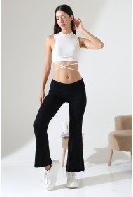 21943 KADIN FULL LYC RİB PAÇASI GENİŞ PANTOLON 21943 KADIN FULL LYC RİB PAÇASI GENİŞ PANTOLON