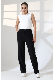 22165 KADIN FIRÇALI SELANİK CEPLİ İNCE BELLASTİKLİ PAÇASI AÇIK SALAŞ PANTOLON 22165 KADIN FIRÇALI SELANİK CEPLİ İNCE BELLASTİKLİ PAÇASI AÇIK SALAŞ PANTOLON