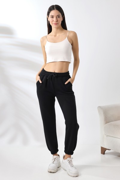 21629 KADIN 3 İP PENYE KOMPAKT ŞARDONLU CEPLİ PAÇASI LAST EŞOFMAN PANTOLON 21629 KADIN 3 İP PENYE KOMPAKT ŞARDONLU CEPLİ PAÇASI LAST EŞOFMAN PANTOLON