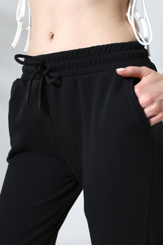 21726 KADIN KALIN ŞARDONLU BÜRÜMCÜK CEPLİ PAÇASI LAST EŞOFMAN PANTOLON 21726 KADIN KALIN ŞARDONLU BÜRÜMCÜK CEPLİ PAÇASI LAST EŞOFMAN PANTOLON