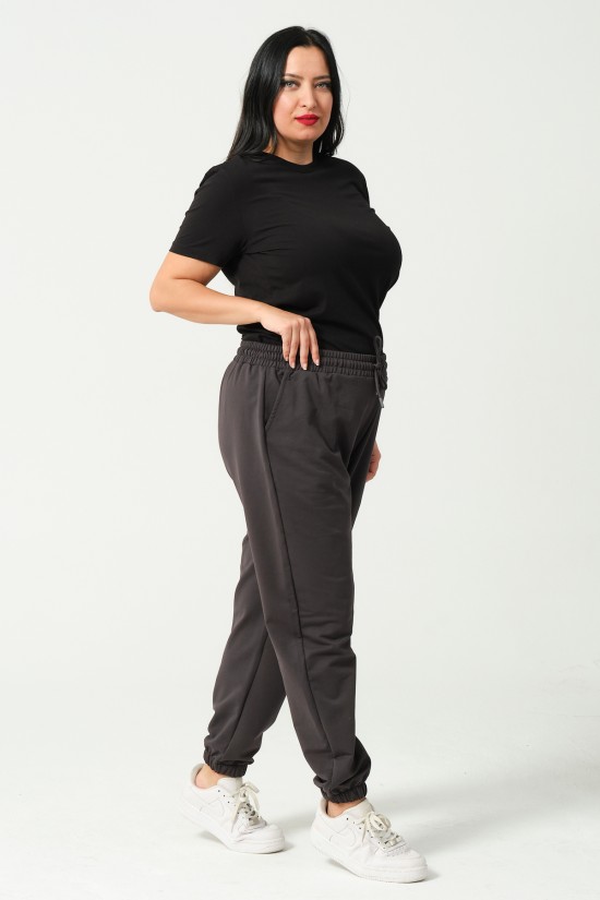 21633BB BÜYÜK BEDEN KADIN FULL LYC PENYE KOMPAKT 2 İPLİK CEPLİ PAÇASI LAST. EŞOFMAN PANTOLON 21633BB BÜYÜK BEDEN KADIN FULL LYC PENYE KOMPAKT 2 İPLİK CEPLİ PAÇASI LAST. EŞOFMAN PANTOLON