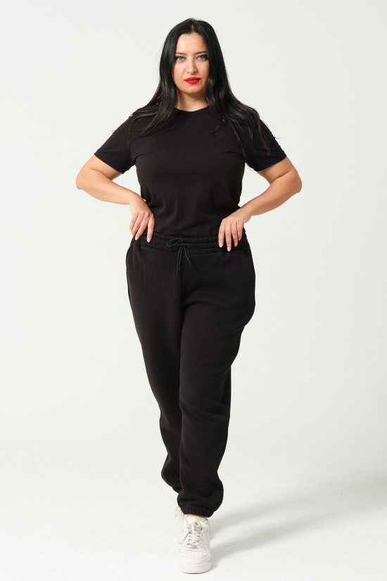 21629BB BÜYÜK BEDEN KADIN 3 İP PENYE KOMPAKT ŞARDONLU CEPLİ PAÇASI LAST EŞOFMAN PANTOLON 21629BB BÜYÜK BEDEN KADIN 3 İP PENYE KOMPAKT ŞARDONLU CEPLİ PAÇASI LAST EŞOFMAN PANTOLON