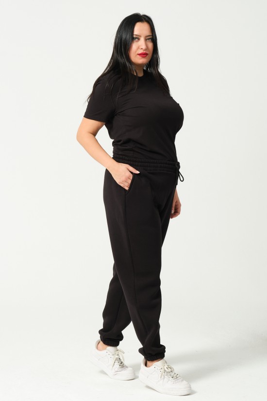 21629BB BÜYÜK BEDEN KADIN 3 İP PENYE KOMPAKT ŞARDONLU CEPLİ PAÇASI LAST EŞOFMAN PANTOLON 21629BB BÜYÜK BEDEN KADIN 3 İP PENYE KOMPAKT ŞARDONLU CEPLİ PAÇASI LAST EŞOFMAN PANTOLON