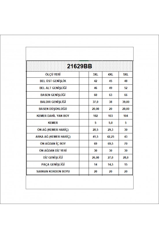21629BB BÜYÜK BEDEN KADIN 3 İP PENYE KOMPAKT ŞARDONLU CEPLİ PAÇASI LAST EŞOFMAN PANTOLON 21629BB BÜYÜK BEDEN KADIN 3 İP PENYE KOMPAKT ŞARDONLU CEPLİ PAÇASI LAST EŞOFMAN PANTOLON