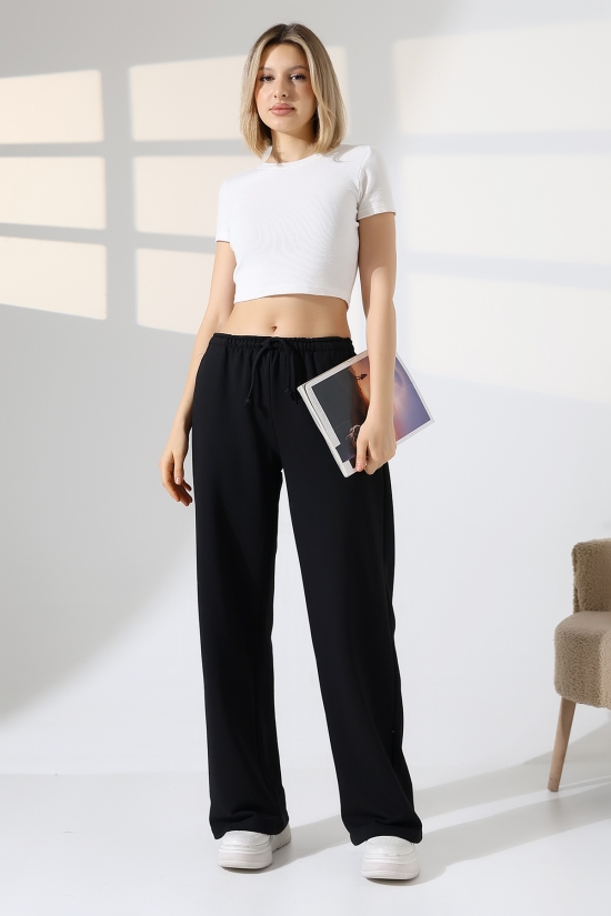 22182 KADIN DİAGONEL ŞARDONSUZ 3 İP PENYE KOMPAKT İNCE KEMERLASTİKLİ PALAZZO PAÇASI AÇIK EŞOFMAN PANTOLON 22182 KADIN DİAGONEL ŞARDONSUZ 3 İP PENYE KOMPAKT İNCE KEMERLASTİKLİ PALAZZO PAÇASI AÇIK EŞOFMAN PANTOLON