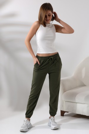 21473 KADIN CEPLİ PAÇASI LAST. 2 İP PANTOLON 21473 KADIN CEPLİ PAÇASI LAST. 2 İP PANTOLON