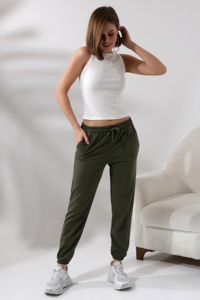 21473 KADIN CEPLİ PAÇASI LAST. 2 İP PANTOLON 21473 KADIN CEPLİ PAÇASI LAST. 2 İP PANTOLON