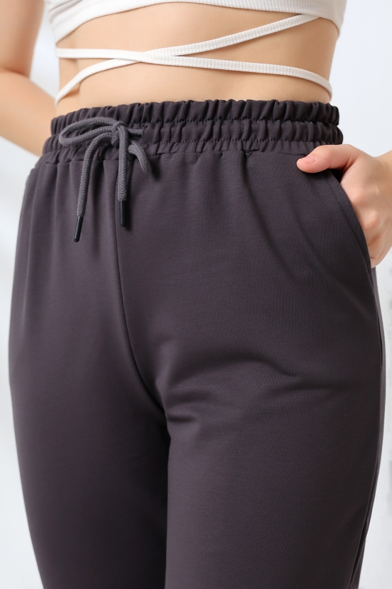 21633 KADIN FULL LYC PENYE COMPACKT 2 İPLİK CEPLİ PAÇASI LAST. EŞOFMAN PANTOLON 