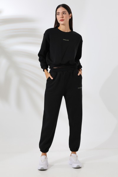 21698 DİESLİFE ENJEKSİYON BASK. KADIN 3 İP PENYE KOMPAKT ŞARDONLU BİSİKLET YAKA GENİŞKISA SWEAT VE.CEPLİ ENJ BASK PAÇA LAST.PANTOLON ALT ÜST TAKIM 21698 DİESLİFE ENJEKSİYON BASK. KADIN 3 İP PENYE KOMPAKT ŞARDONLU BİSİKLET YAKA GENİŞKISA SWEAT VE.CEPLİ ENJ BASK PAÇA LAST.PANTOLON ALT ÜST TAKIM