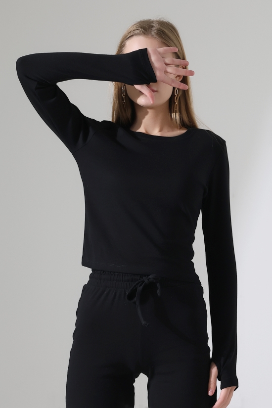 22133 KADIN PARMAK GEÇMELİ UZUN KOL TSHIRT VE ALT PANTOLON FULL LYC RİBANA TAKIM 22133 KADIN PARMAK GEÇMELİ UZUN KOL TSHIRT VE ALT PANTOLON FULL LYC RİBANA TAKIM