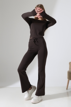 22133 KADIN PARMAK GEÇMELİ UZUN KOL TSHIRT VE ALT PANTOLON FULL LYC RİBANA TAKIM 22133 KADIN PARMAK GEÇMELİ UZUN KOL TSHIRT VE ALT PANTOLON FULL LYC RİBANA TAKIM