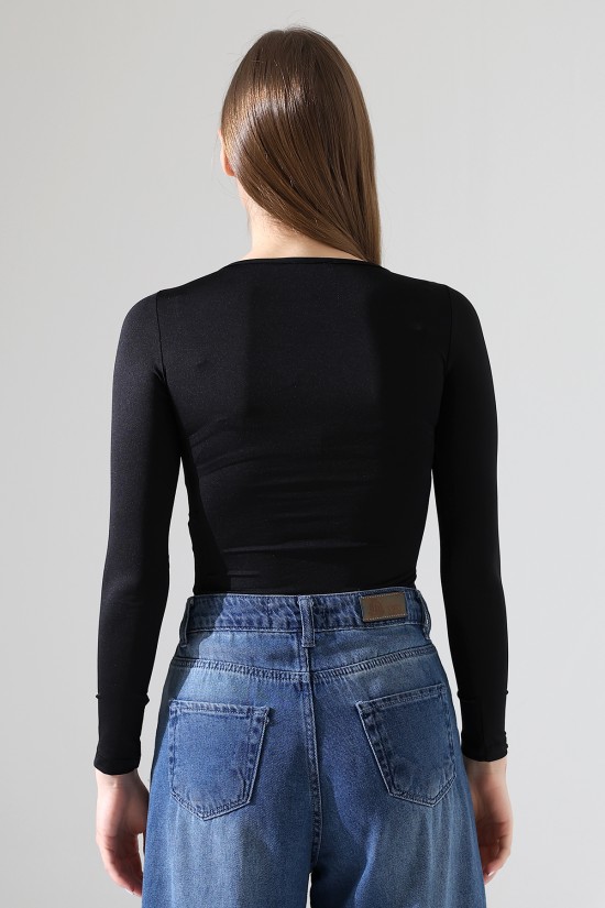 21941 KADIN FULL LYC MİKRO BİSİKLET YAKA UZUN KOL ALTI KÜLOTLU VE ÇITÇITLI TSHIRT 21941 KADIN FULL LYC MİKRO BİSİKLET YAKA UZUN KOL ALTI KÜLOTLU VE ÇITÇITLI TSHIRT