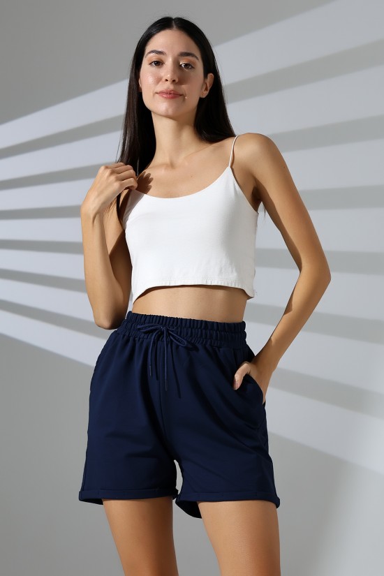 21822 KADIN LYC PENYE KOMPAKT 2 İPLİK CEPLİ PAÇASI KATLAMALI ŞORT 21822 KADIN LYC PENYE KOMPAKT 2 İPLİK CEPLİ PAÇASI KATLAMALI ŞORT