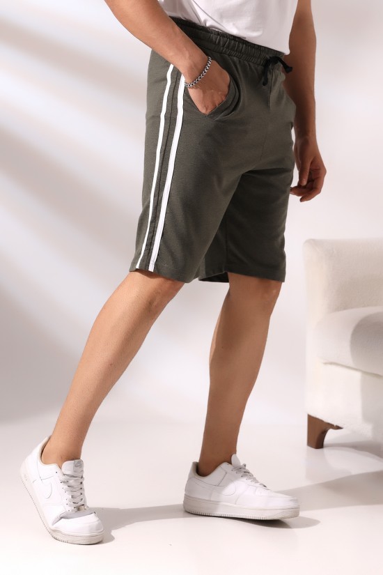 19630 ERKEK FLOTA CEPLİ YANLARI ÇİFT ŞERİTLİ ŞORT 