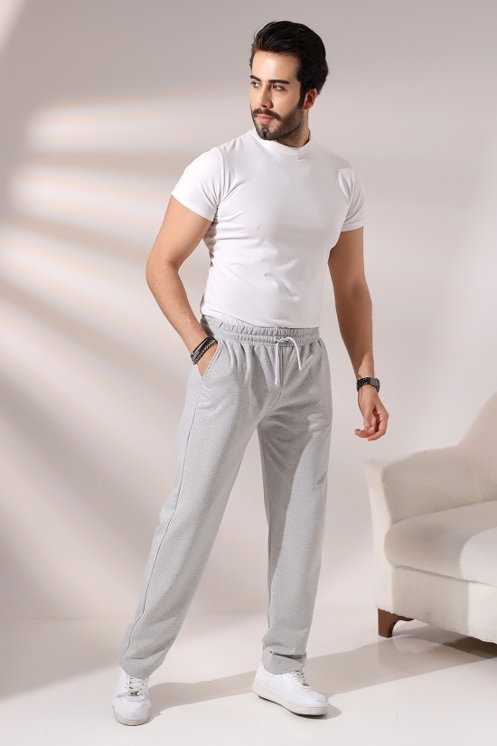 21569  ERKEK 2İP CEPLİ  PAÇASI AÇIK EŞOFTMAN PANTOLON 